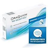 OraQuick HIV Selbsttest - Schmerzfrei und sicher mit Speichel testen - HIV Test für zuhause - erfüllt die Qualitätsstandards der Deutschen Aidshilfe - Erkennt HIV-1 und HIV-2-Antikörper