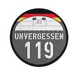 Copytec Patch Unvergessen 119 Gedenken Bundeswehr gefallene Kameraden Marsch #25360