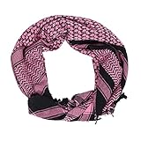 Harrys-Collection Damen Herren PLO Pali Tuch Schal in 20 Farben Shemagh, Farben:Rosa