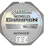 Angelschnur KONGER World Champion Fluorocarbon Coated 0,10-0,30mm/150m Monofile Schnur super stark ! (0,10mm / 1,90kg)