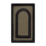 Café Viereck ® Stabsunteroffizier Bundeswehr Rank Patch mit Dienstgrad - Gestickt mit Klett – 3 x 5 cm (Oliv mini)