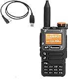 Quansheng UV-K5(8) VHF UHF Dual-Band Ham 5W Tragbares Zwei-Wege-Funkgerät mit FM - UV-K5 Plus W/USB Programmierkabel