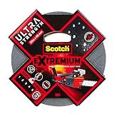 Scotch Extremium Gewebeband Ultra, Hochleistungs-Klebeband, Panzertape, Maximale Haftkraft für die Anspruchsvollsten Reparaturen, Wasserdichtes, Wetterfestes Reparaturband