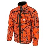 Full mundur Digital Green Camo und Blaze Camo Orange Jagd Jacke Wendejacke für Herren Windstop Wasserdicht