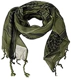 Mil-Tec Herren tørklæde-12609401 Mode Schal, Oliv/Schwarz, Einheitsgröße EU
