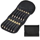 ACEXIER 12 runder Faltbarer Munitionsträger Gürteltasche Gun Bullet Holder Jagdgewehr Bullet Cartridge Carrier Gepolsterter Halter Molle Shell Pouch