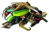 Major Fish Gummifische Set 100 Gramm ca. 20 Stück Gummiköder Barsch Zander Hecht
