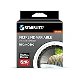 STARBLITZ sfindv58 Filter Neutral-Density Variable Skala ND2 bis ND400 Für Ziel 58 mm schwarz