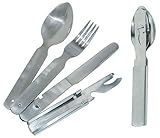 Camping Reise Outdoor Besteck BW Feldbesteck Edelstahl 5 in 1