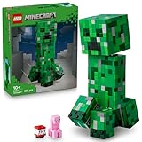 LEGO Minecraft Der Creeper - Gamer Spielzeug -Bewegliche Actionfigur - Interaktives Spielset mit TNT-Element - Kinder DIY Deko - Gaming Geschenk für Jungen, Mädchen & Teenager ab 10 Jahren - 21276