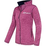 Nebulus Damen Fleecejacke Tanna, warme Fleece Jacke, mit langem Full-Zip Reißverschluss, Purple-Navy - L/40