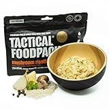 Tactical Foodpack Pilzrisotto in großer Portion - Gefriergetrocknete Mahlzeiten I zum Verzehr bereit I MRE I Survival I Outdoor Nahrung I Trekking Nahrung I Expedition I Büro