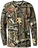 Herren Dschungel Druck Tarnung Kurzarm T-Shirt Camo Jagd Normal und Plus Size Top (M, Dschungel Druck Lange Ärmel)