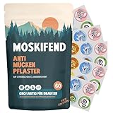 Mückenschutzplfaster für kinder Babys und Erwachsene (mit Citronella gegen mücken) Mückenschutz Plaster für unterwegs - anti mücken aufkleber kinder - Abwehren statt juckreiz Mückenpflaster