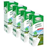 HOHC Haltbare Milch 3,5% Fett Milch Vollfett Milch fettarme Haltbare Milch Vollfett, je 1 Liter, 4 Er