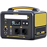 VTOMAN Jump 600X Tragbare Powerstation 600W - 299Wh Solar Generator LiFePO4 Batterie Stromgenerator Mobile mit 2x 600W (1200W Spitze), Erweiterbare Kapazität für Garten Camping Wohnmobil Notfall