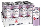 San Pellegrino Creazioni Granatapfel & Schwarze Johannisbeere Kalorienarme Limonade 33 Kalorien pro Dose 12er Pack (12 x 330ml) Einweg-Dosen