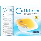 Cutiderm Hydrokolloid Wundauflagen, steril, 10 Stück (10cm x 10cm)