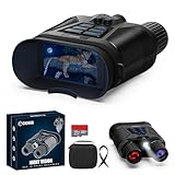 Nachtsichtgerät, CIGMAN 400M 3' HD-Display Infrarot-Fernglas Nachtsicht, 5000mAh Wiederaufladbares Wärmebild-Fernglas, f/1.4 HD-Kamera, 8X Digitalzoom für Jagd, Camping, Beobachtung