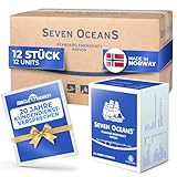 SEVEN OCEANS - DAS ORIGINAL - Notfallnahrung [12x500g] + extra Vitamine I Extrem lang haltbarer Notvorrat [6kg] zur Krisenvorsorge I Energiereiche Outdoor Notration I Prepper Notnahrung