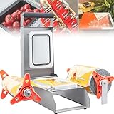 Manuelle Lebensmittelschalen-Versiegelungsmaschine, Handdruck-Lebensmittelverpackungsmaschine für Takeaway-Boxen, Edelstahl-Gemüseschalen-Heißversiegelungsgerät mit Temperaturregelung ( 20*14cm)
