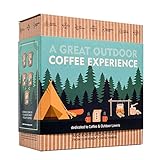 Kaffee Geschenk Set zum Außenbereich - 5 Beste Single Estate Spezialitäten & Bio Kaffees Aus Aller Welt | Brauen & Genießen Sie Jederzeit & Überall | Kaffeeliebhaber Geschenkidee für Männer & Frauen
