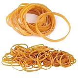 100 Stück Gummibänder Stark 10cm Gummibänder breit Gummiringe Elastizität Starke Gummis Wiederverwendbar Haushaltsgummi Gummiring für Büro Haushalt Schulbedarf （Khaki)