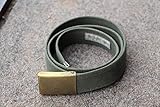 2 x Original Bundeswehr Stoffgürtel Oliv 3cm breit in Oliv (100)
