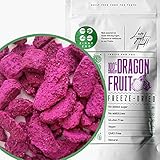 Drachenfrucht Trockenfrüchte Gefriergetrocknet | Natürlich Getrocknet Pink Pitaya Vegan | Geeignet zu machen Drachenfruchtpulver Pitahaya Smoothie Bowl | Freeze Dried Dragon Fruit | ZingyZoo (100g)