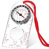 Navigation Kompass Compass Orientierungslauf Kompass Leichter Wanderkompass mit Einstellbarer Neigung für Expedition Karte Lesen Navigation Orientierungslauf