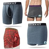 Boxer Briefs with The Fresh Healthy Going Commando Feeling. 1 or 3er Pack