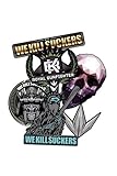 Bunkerkings Paintball Sticker Pack, 8 Stück