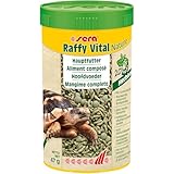 sera Raffy Vital Nature 250 ml (47 g) | Hauptfutter für Landschildkröten & Herbivore Reptilien | natürliche Sticks mit Kräutern | Vitaminen & Mineralien