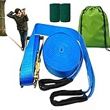 25 m Multifunktionsset, ideal für Anfänger und Fortgeschrittene Outdoor-Fitnesstraining, inklusive Trainingsschnur, ideal für Heimtraining