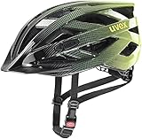 uvex i-vo - Leichter Allround-Helm für Damen und Herren - individuelle Größenanpassung - Rhino - neon Yellow - 56-60 cm