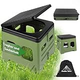 Diealles Shine Campingtoilette Faltbar, Tragbare Mobile Toilette, Notfall Camping WC, Notfall Toilette für Garten Outdoor Camping