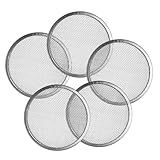 TINEASUR Edelstahl Keimdeckel Für Einmachgläser Mit Breiter Öffnung 5 Stück Sprossensieb Für Sojasprossen Und Bio Keimung Maschenfilter Für Frische Sprossenzucht Zuhause