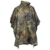 MFH US Poncho Ripstop (DE/NL/SE/PL, Alphanumerisch, Einheitsgröße, Regular, Regular, flecktarn)