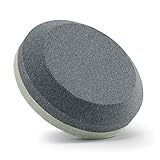 TELANKS 2 IN 1 Schleifstein Axt und Messer 120/280 Körnung, Rund Schärfer Puck, Abziehstein für Messer für Beil Gartengeräte Küchenmesser Meißel Äxte