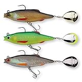 Berkley Pulse Realistic Roach Flash – Angelköder aus weichem Gummi mit Spinnerblattschwanz und rasiermesserscharfen Haken. Spinnköder zum Angeln auf Barsch, Zander und Hecht.