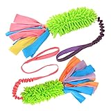 SCHITEC Hundespielzeug,2 Pack Interaktives Spieltrainingsseil Hunde Spielzeug, Quietschendes Tauziehspielzeug für Welpen, Kleine, Mittlere und Große Hunde