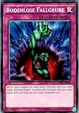 Bodenlose Fallgrube - SDHS-DE038 - Common - Deutsch - Yugioh - Hero Strike Structure Deck - mit RC-Fieldcenter