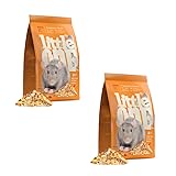 Little One Ratten | Doppelpack | 2 x 900 g | Alleinfuttermittel für Ratten | Für eine unterstützend vollwertige Kost | Ausgewogene Zusammensetzung | Mit Buchweizen und Hafer