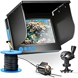 Fishfinder, Unterwasserkamera Angeln, Weitwinkel-Infrarot-Nachtsicht, Host IP65 wasserdicht, mit 5-Zoll-IPS-Display für EIS, Fluss und Boot.