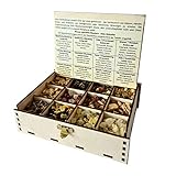 Heilkräuter Manufaktur Räucherbox Geschenkbox mit 12 Sorten Räuchermischungen Die Weisheit der Welt, Feng Shui Chi 14 x 10 x 4 cm
