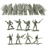 Larfraecy Soldaten Figuren 100 Stück Mini-Soldatenfiguren Spielzeug,Soldaten Spielset für Jungen Soldaten Figuren Spielzeug Militärfiguren Armee Männer Figuren Rollenspiele (Grün)