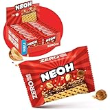 NEOH Haselnuss-Knusperwaffeln | 1g Zucker, 95 kcal, 21g | Keto-freundlich, Low-Carb, ballaststoffreich | Die neue Alternative zu traditionellen Süßigkeiten | 24 x 21g