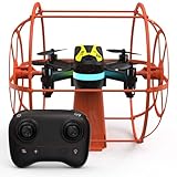 Morlyrctooy M17 Anfänger-RC-Quadrocopter Mini-Drohne mit Schutzabdeckung Land- und Luft-Dualmodus Einfaches Indoor Drone 3D-Flip-Funktion Kopfloser Modus Ein-Tasten-Bedienung