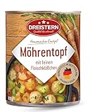 DREISTERN Möhreneintopf 800g I Mit Fleischbällchen & Gemüse I Herzhafter Eintopf in recyclebarer Konservendose I Lange Haltbarkeit dank natürlicher Konservierung I Hausmacher Qualität