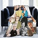 Suehome Decke Drew Starkey Weiche und bequeme Woll-Fleece-Überwurfdecke für Sofa, Büro, Auto, Camping, Yoga, Reisen, Heimdekoration, gemütliche Plüsch-Stranddecke, Geschenk